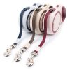 Retractable Dog Leash; Dog Walking Leash for Medium Large Dogs up to 110lbs; One Button Break & Lock ; Heavy Duty No Tangle - Rose red - 3m