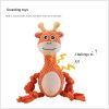 dog chew toys plush sound toys grinding teeth resistant to bite interactive pet dog toys - Greedy for frogs