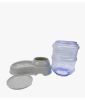 Pet Feeder - Self-Dispensing Feeding Bowl Automatic Gravity Dog Water/ Dry Food Container - Gray