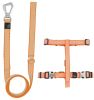 Pet Life 'Escapade' Outdoor Series 2-in-1 Convertible Dog Leash and Harness - Orange - Large