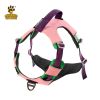 Pet chest sling Explosion-proof punch dog sling Dog leash dog rope pet supplies - AN6-pink-S