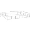 Dog Kennel Silver 322.9 ft² Steel - Silver