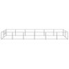Dog Kennel Silver 129.2 ft² Steel - Silver