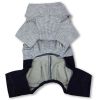 Touchdog Vogue Neck-Wrap Sweater and Denim Pant Outfit - Grey - Small