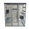 Outdoor Cat House Big Catio Wooden Feral Cat Shelter Enclosure with Large Spacious Interior, 6 High Ledges, Weather Protection Asphalt Roof - as Pic