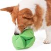 Snuffle Broccoli Dog Puzzle Toys Increase IQ Slow Dispensing Feeder Pet Cat Training Games Feeding Feeding Food Intelligence Toy - Green - 21x16cm