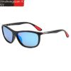 Fashion polarized sunglasses for men and women cross-border cycling glasses UV resistant leisure sports sunglasses - Black frame grey chip