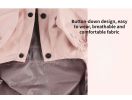 Pet dog clothing waterproof breathable reflective clothing small dog raincoat; Light reflecting strip - Pink - S