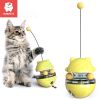 KIMPETS Cats Toy Tumbler Tracks Leaking Food Ball Toys Interactive Cat Intelligence Training Amusement Pet Products Cat Tunnel - Green