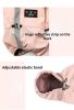 Pet dog clothing waterproof breathable reflective clothing small dog raincoat; Light reflecting strip - Pink - M